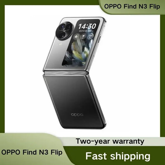 Original Oppo Find N3 Flip Mobile Phone 6.8" OLED 120HZ Folded Screen 44W Charge 50.0MP Camera Dimensity 9200 Android 13.0