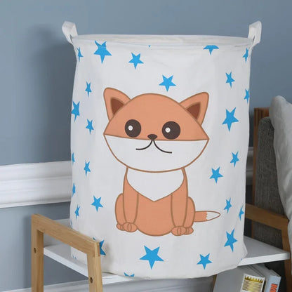 1pc Cloth Art Folding Geometry Dirty Clothes Toys Storage Bucket Household Storage Basket Dirty Clothes Laundry Basket 40*50cm