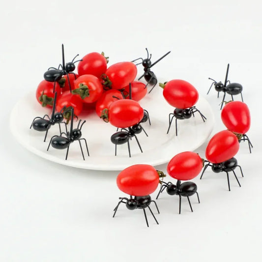 12 Animal Appetizer Forks Reusable Food Picks Fruit Toothpicks Dessert Cocktail Picks