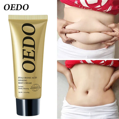 OEDO Ginseng Slimming Cream Reduce Cellulite Lose Weight Burning Fat Health Care Cream Body Skin Whitening Cream