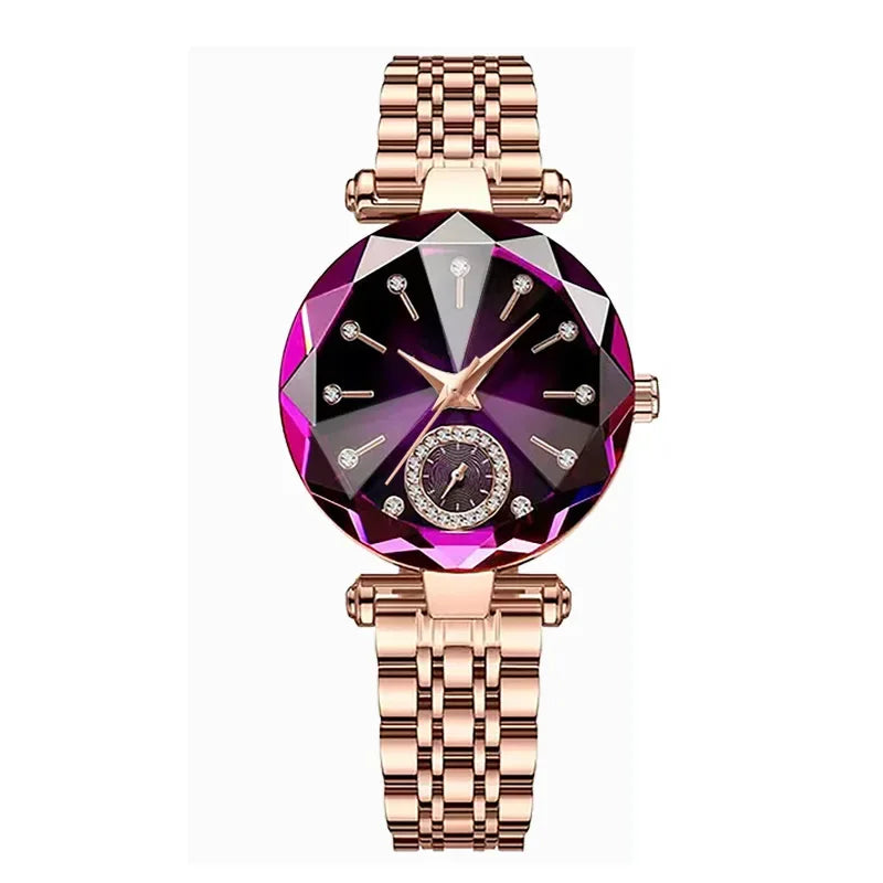 Luxury Woman Wristwatch Elegant Waterproof Stainless Steel Watch for Ladies Dress Diamond Quartz Women's Watches Reloj Часы 손목시계