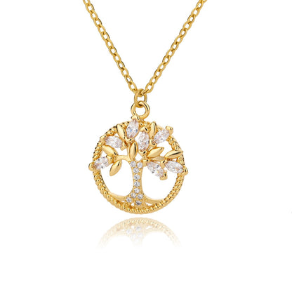 Vintage Lucky Four Leaf Clover Necklaces for Women Goth Love Heart Pendant Choker Chain Necklace Stainless Steel Jewelry Gift