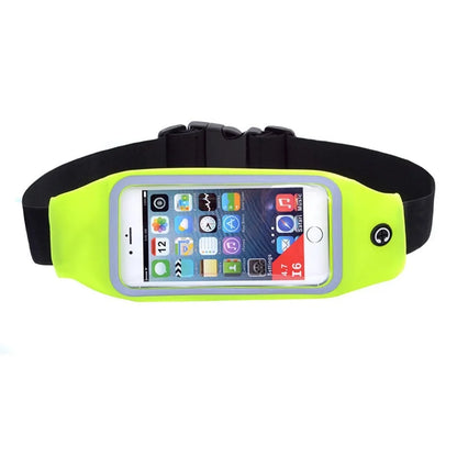 Waterproof Running Waist Bag Phone Touch Screen Pocket Outdoor Jogging Cycling Running Bag Adjustable Pack Purse Sport Belt Bag