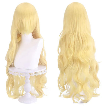 Genshin Impact Ice Blue Wig for Ayato Kamisato Cosplay Wig for Anime Long Fluffy Spiky Heat Resistant Wig for Halloween Party