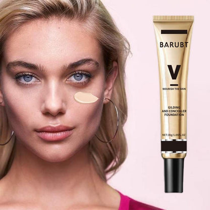 Waterproof Foundation Liquid Foundation And Concealer In 1 Moisturizing Long Lasting Concealer Liquid Foundation For Dry Skin