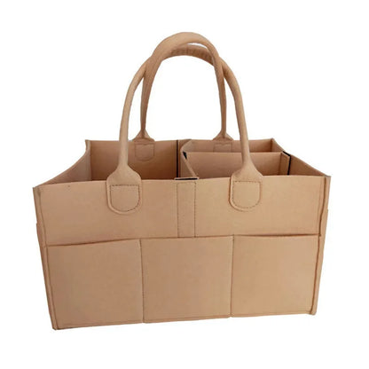 Children's Felt Diaper Storage Bag Baby Miscellaneous Toys Diapers Large Capacity Felt Diaper Bag