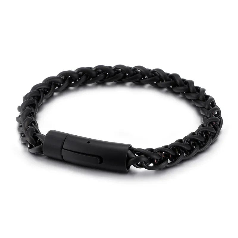 Vintage Gothic Full Skull Bracelet Men\\\'s Motorcycle Riding Rock Bike Hip Hop Punk Jewelry Halloween Gift