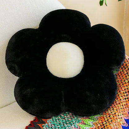 Cushion Flower Circular Shape Cloth With Soft Nap Office Classroom Chair Cushion Couch Pillow Bedroom Floor Winter Thick