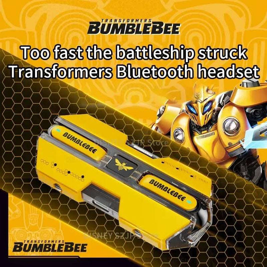 Transformers TF-T01 TWS Earphones Bluetooth 5.3 Bumblebee Wireless Earphone HIFI Stereo Headset Gaming Music Dual Mode Earbuds
