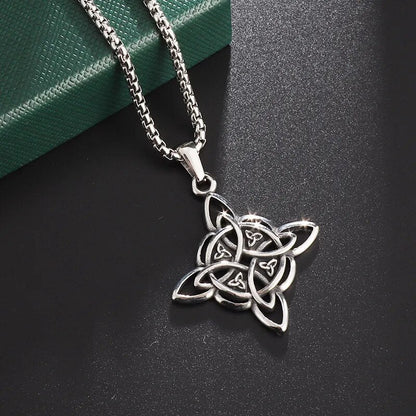 New Metal Black Cross Pendant Necklace Men and Women Fashion Gothic Punk Trend Hip Hop Accessories Jewelry Gift Wholesale