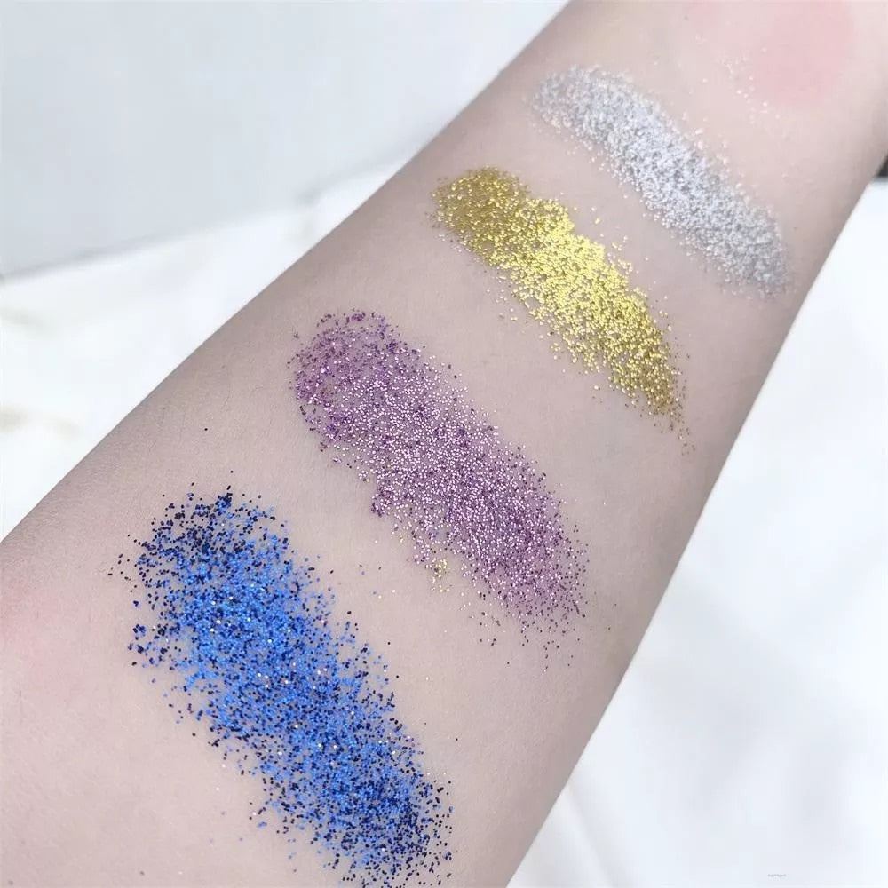 NEW Gel Sequin Monochrome Eyeshadow Pearly Glitter Silkworm Brightening Stage Makeup Cosmetics Glow In The Dark Makeup