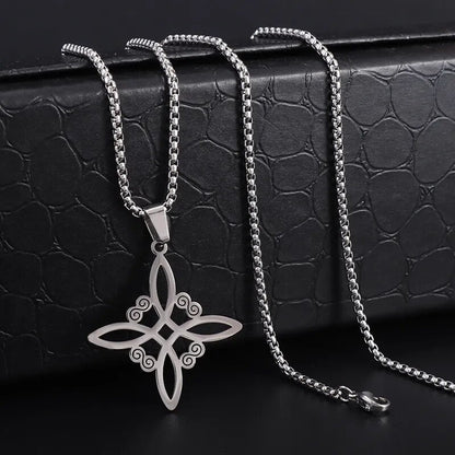 New Metal Black Cross Pendant Necklace Men and Women Fashion Gothic Punk Trend Hip Hop Accessories Jewelry Gift Wholesale