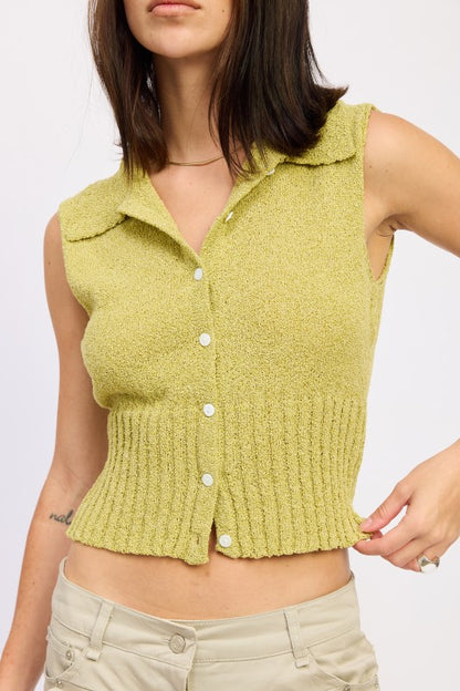 Classic button-up front gives a polished, versatile look. 