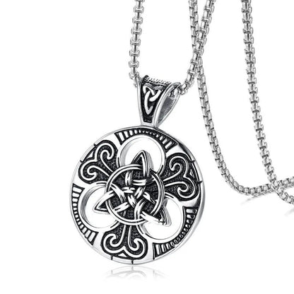 New Metal Black Cross Pendant Necklace Men and Women Fashion Gothic Punk Trend Hip Hop Accessories Jewelry Gift Wholesale