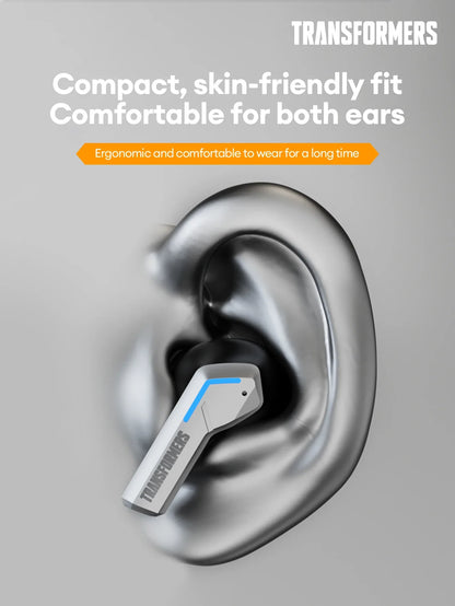 Transformers TF-T06 Bluetooth 5.3 Headset Dual Mode Noise Reduction Earphone for Video Game HIFI Earbuds Stable Connection
