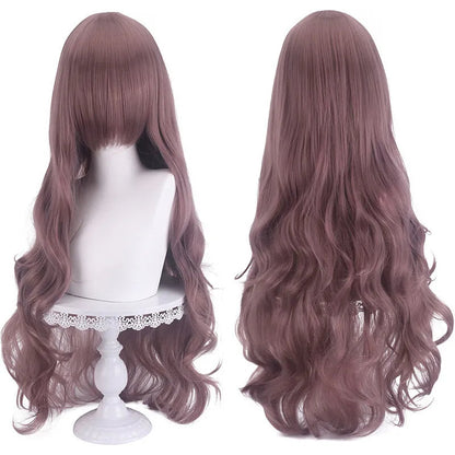 Genshin Impact Ice Blue Wig for Ayato Kamisato Cosplay Wig for Anime Long Fluffy Spiky Heat Resistant Wig for Halloween Party