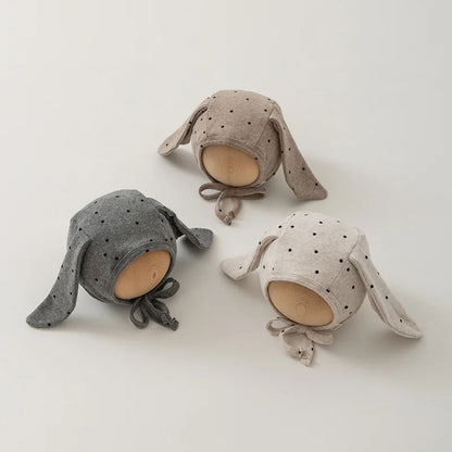 1 Piece Cute Cartoon Fashion Newborn Beanie Sweet Bear Bunny Ear Infant Baby Photography Props Hat Soft Cotton Toddler Hat