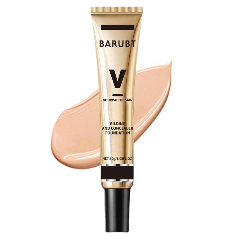 Waterproof Foundation Liquid Foundation And Concealer In 1 Long-lasting Full Coverage  Oil-controlling Concealer For Dry Skin