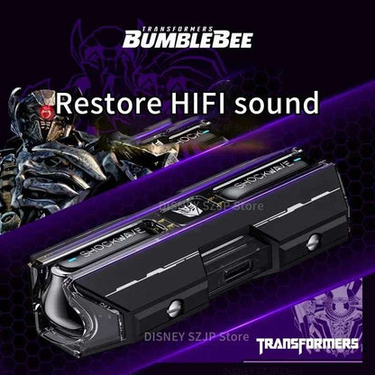 Transformers TF-T01 TWS Earphones Bluetooth 5.3 Bumblebee Wireless Earphone HIFI Stereo Headset Gaming Music Dual Mode Earbuds