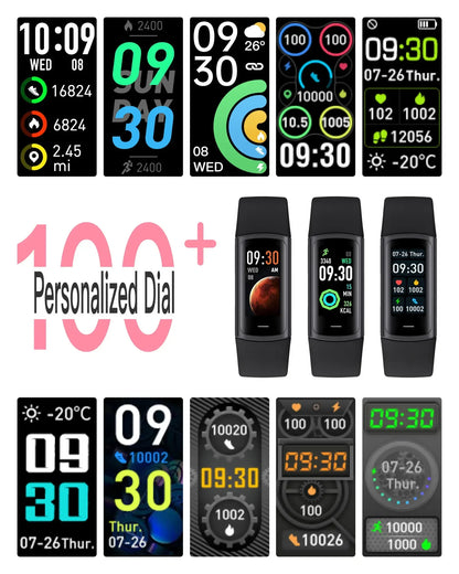 Smart Band 8 Pro Fitness Bracelet Wristbands Woman Pedometers For Walking Women'S Watches For Huawei Xiaomi Phone