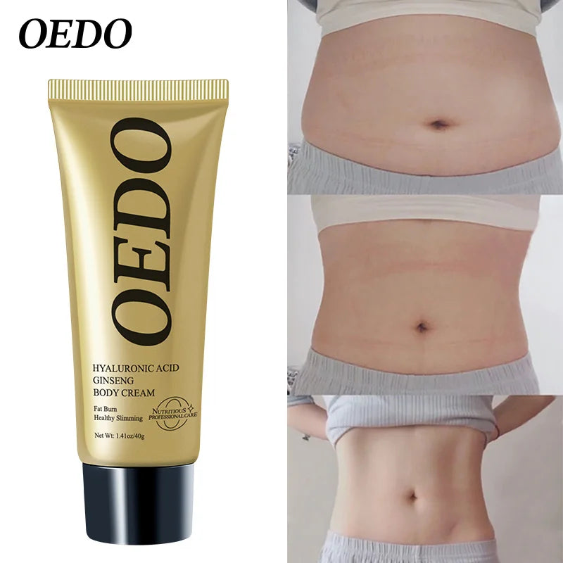 OEDO Ginseng Slimming Cream Reduce Cellulite Lose Weight Burning Fat Health Care Cream Body Skin Whitening Cream