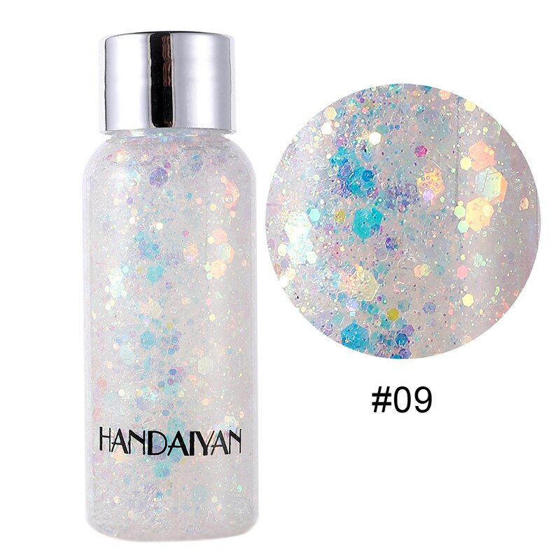 1pcs Eyeshadow Sequins Face Eye Glitter Sequin Gel Diamond Shiny Glitter Body Sequins Makeup Decorative For Party Festival