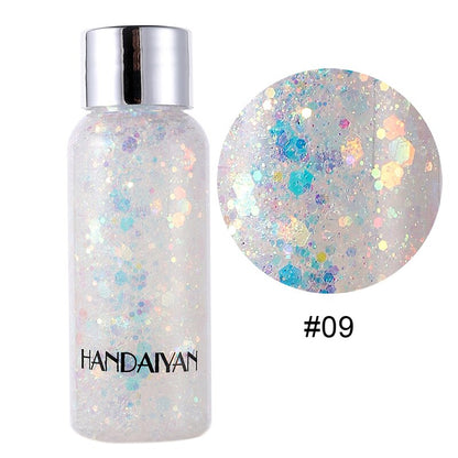 1pcs Eyeshadow Sequins Face Eye Glitter Sequin Gel Diamond Shiny Glitter Body Sequins Makeup Decorative For Party Festival