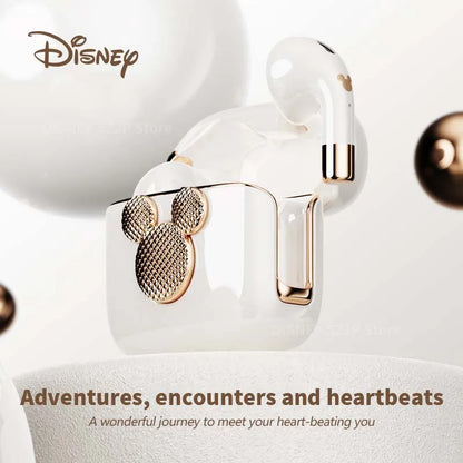 Disney Earbuds Q6 HIFI Sound Headsets Bluetooth Active Noise Reduction Wireless Earphones Waterproof Deep Bass Girls Gifts
