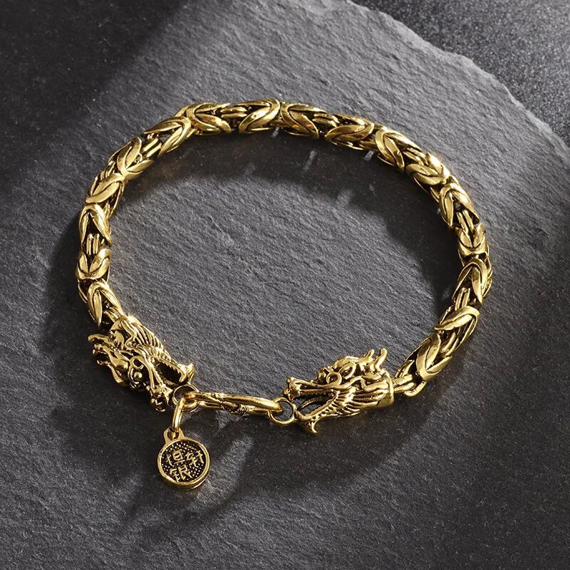Men\\\\\\'s Vintage Skull Beaded Skull Bracelets Men\\\\\\'s Bracelets Gothic Jewelry Accessories Gifts