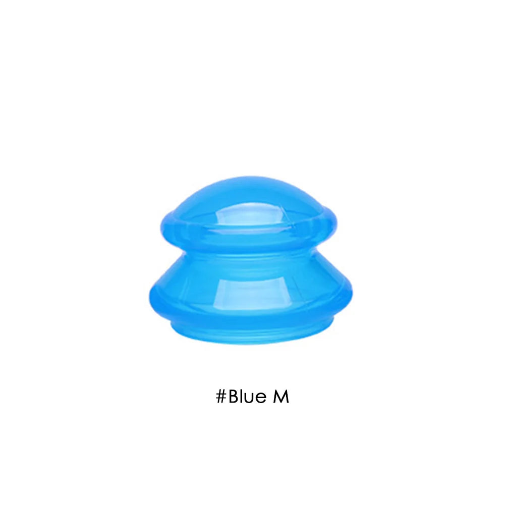 1/4Pcs Silicone Body Cupping Cups For Face Neck Back Eyes Massage Vacuum Cans Anti-cellulite Massager Suction Cup Treatments