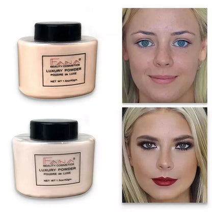 NEW Foundation Powder Oil Control Contour Full CoverBanana Powder Translucent Mineral Makeup Base Matte Foundation Make Up