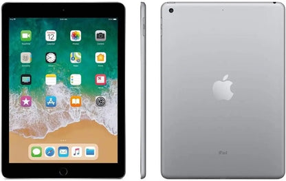 Apple iPad 6th Generation 2018 (9.7-inch, Wi-Fi, 32GB) 2018 Space Gray (Certified Refurbished - Good Condition)