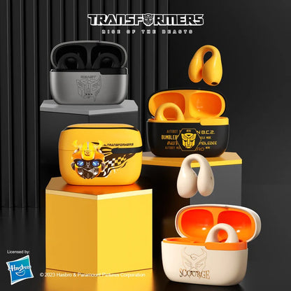 Original Transformers TF-T05 Earphones Bluetooth 5.3 Ear Clip Wireless Headphones Touch Control Earbuds Gaming Long Standby