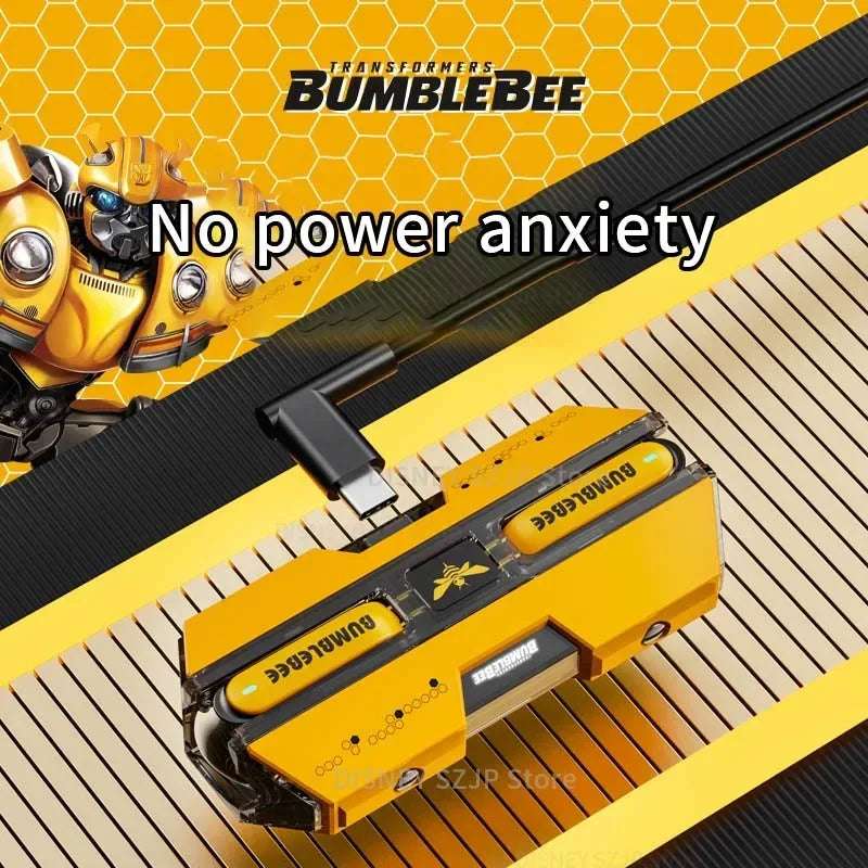 Transformers TF-T01 TWS Earphones Bluetooth 5.3 Bumblebee Wireless Earphone HIFI Stereo Headset Gaming Music Dual Mode Earbuds