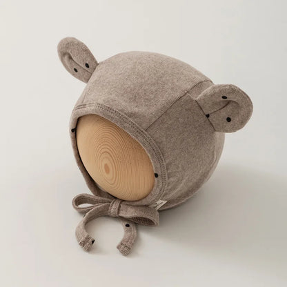 1 Piece Cute Cartoon Fashion Newborn Beanie Sweet Bear Bunny Ear Infant Baby Photography Props Hat Soft Cotton Toddler Hat