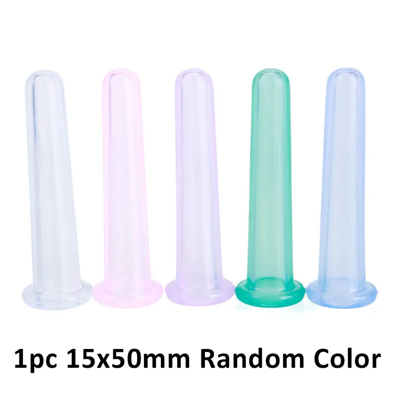 1/4Pcs Silicone Body Cupping Cups For Face Neck Back Eyes Massage Vacuum Cans Anti-cellulite Massager Suction Cup Treatments