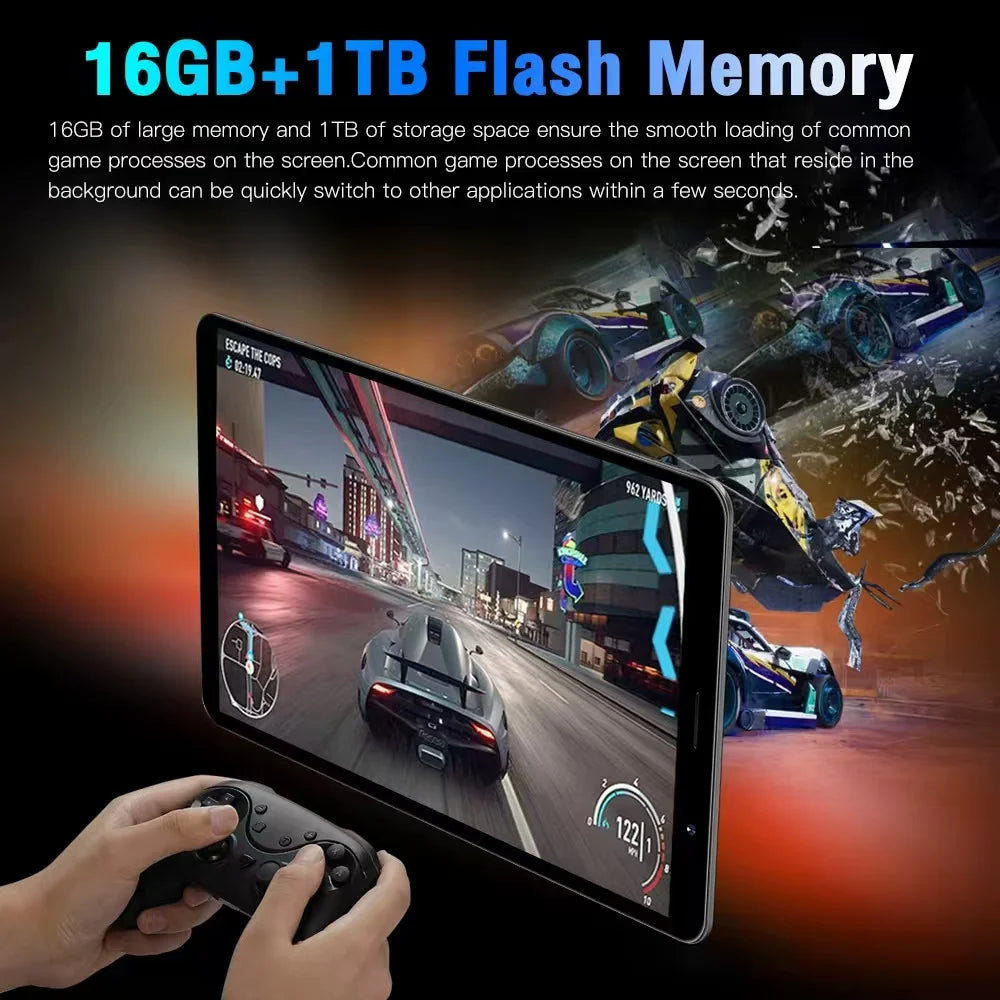 2025 NEW Original iPad PRO MAX 12inch Tablet Android 15 16GB+1TB 20000mAh 5G DualSIM Bluetooth WiFi HD 4K Screen Tablet PC Wifi7