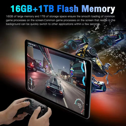 2025 NEW Original iPad PRO MAX 12inch Tablet Android 15 16GB+1TB 20000mAh 5G DualSIM Bluetooth WiFi HD 4K Screen Tablet PC Wifi7