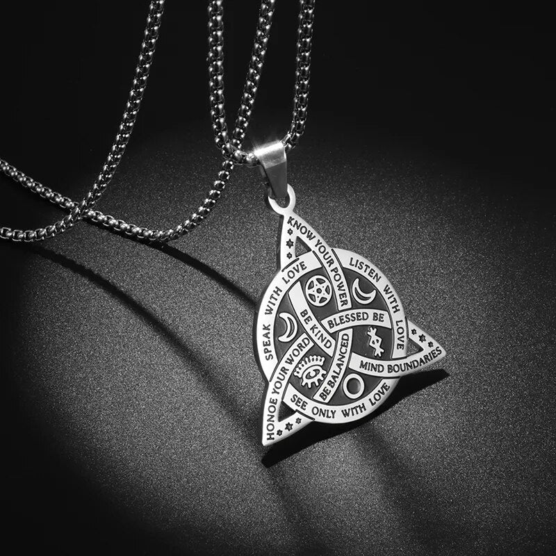New Metal Black Cross Pendant Necklace Men and Women Fashion Gothic Punk Trend Hip Hop Accessories Jewelry Gift Wholesale