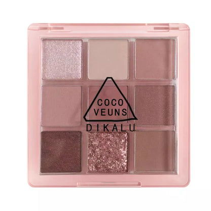 NEW2023 Lasting Shimmer Eye Shadow 9 Colors Makeup Palette Glitter Waterproof Glitter Eyeshadow Shimmer High Pigment Cosmetics