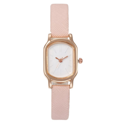 Women's Simple Vintage Watches for Women Dial Wristwatch Leather Strap Wrist Watch High Quality Ladies Casual Bracelet Watches