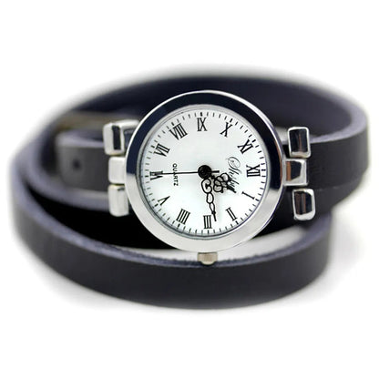 Shsby New  Fashion Hot-selling Women's Long Leather Female Watch  ROMA  Vintage Watch Women Watches