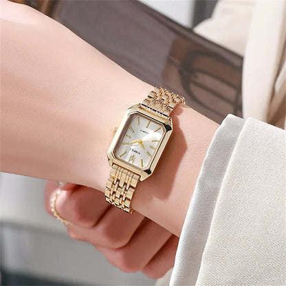MAYZHISU Luxury Watch for Woman Waterproof Stainless Steel Quartz Ladies Watch High Quality Women's Watches Elegant Female Clock