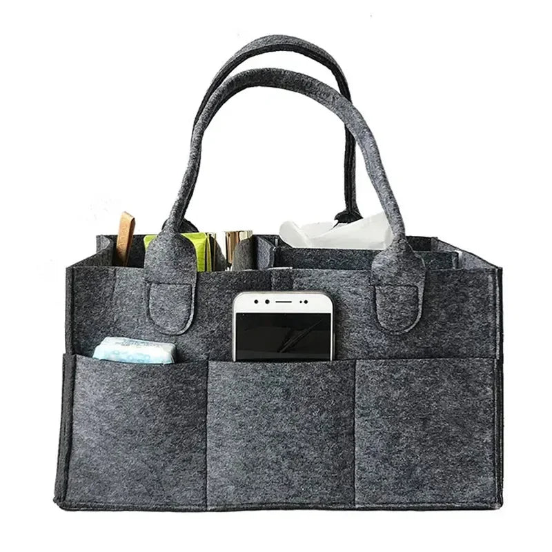 Children's Felt Diaper Storage Bag Baby Miscellaneous Toys Diapers Large Capacity Felt Diaper Bag