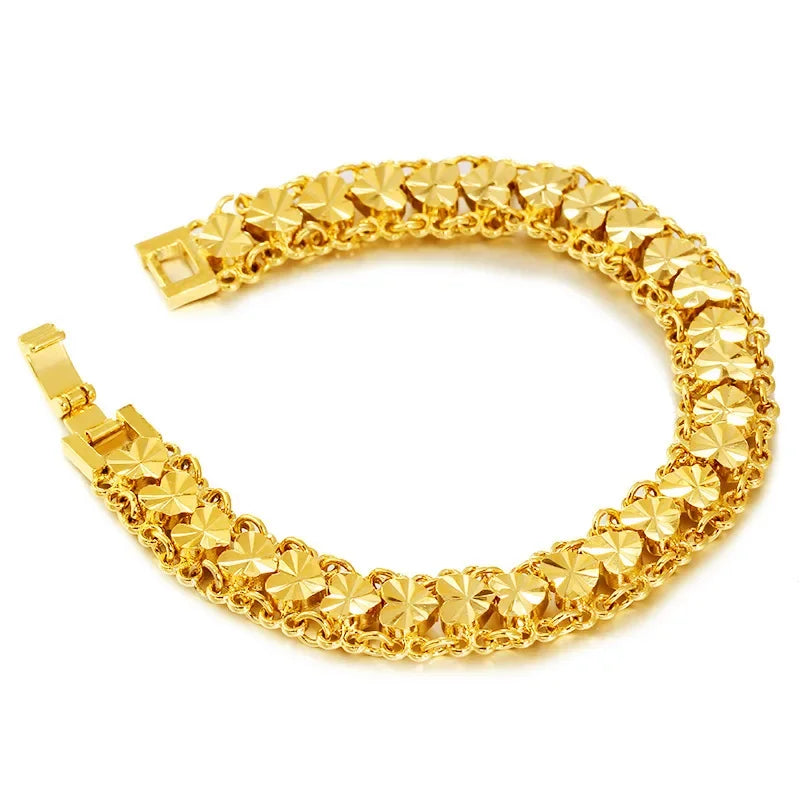 Sha Jin Bracelet Women's Bracelet Fu Zi Fashion Geometry Women's Personalized Watch Chain