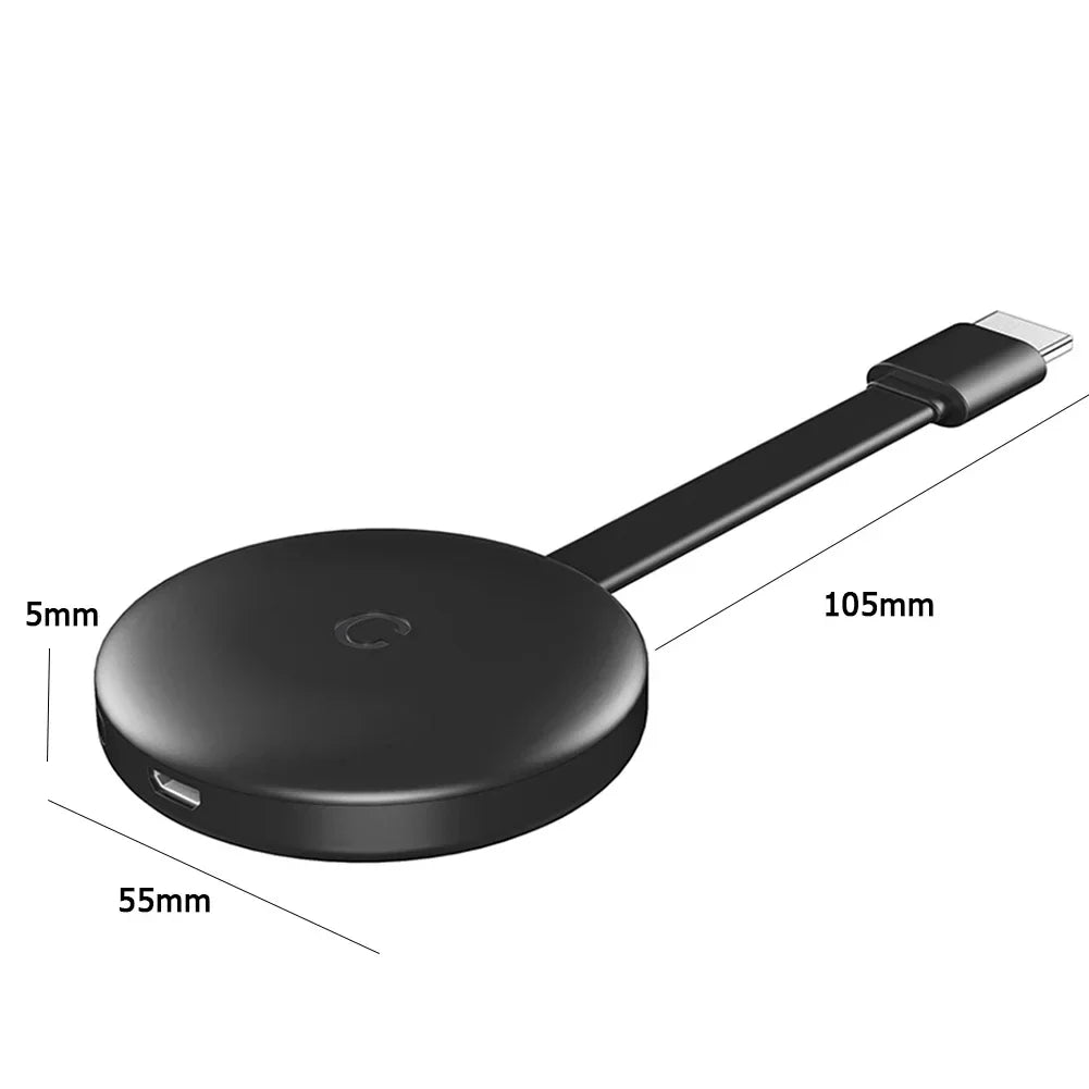 2.4GHz 5GHz WiFi 4K HDMI-compatible Wireless Display Dongle Adapter for Phone Tablet Display Dongle Video Adapter Airplay