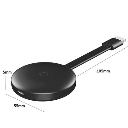 2.4GHz 5GHz WiFi 4K HDMI-compatible Wireless Display Dongle Adapter for Phone Tablet Display Dongle Video Adapter Airplay