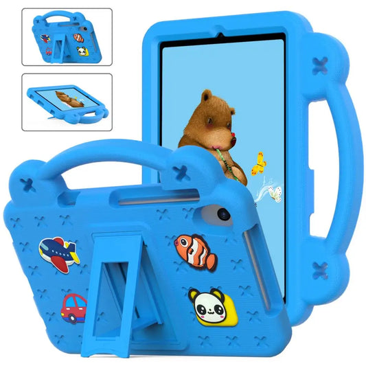Kids Safe EVA Case for TCL Tab 8 LE 2023 Kickstand Cover For TCL Tab 8 2022 8.0 inch Model 9132G2 Tablet Shell With Handle Strap