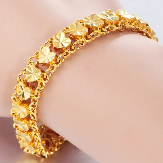 Sha Jin Bracelet Women's Bracelet Fu Zi Fashion Geometry Women's Personalized Watch Chain