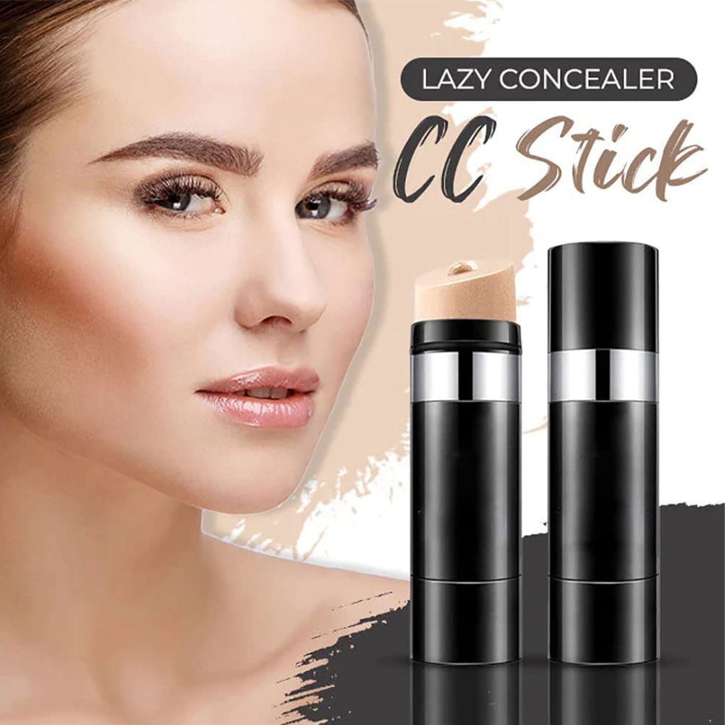 Makeup Face Concealer Universal Foundation Cream CC Concealer Stick With Air Cushion Foundation Concealer Air Cushion BB Cream